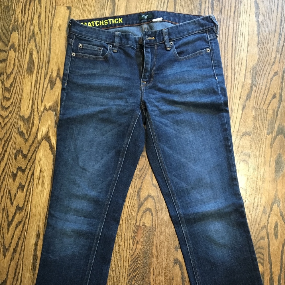 J. Crew Matchstick Straight Leg Jeans size 29